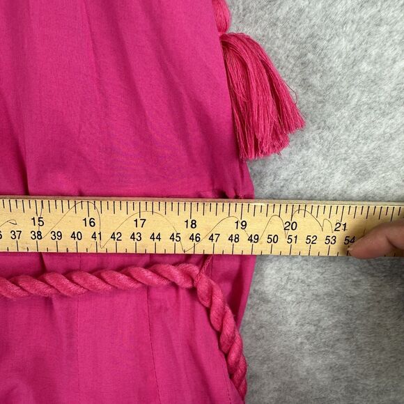 Rhode Womens Barbie Pink Casey Mini Dress Ruffle Flare Chic‎ Feminine Size Small - Picture 14 of 16